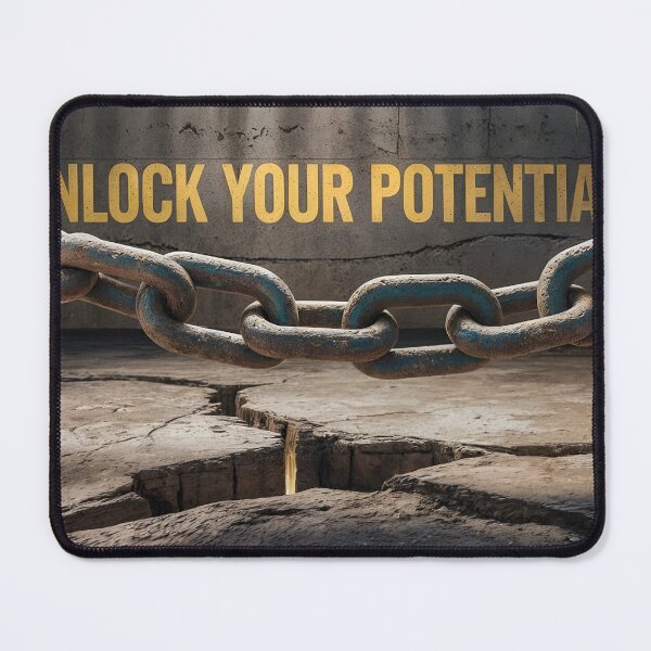 Item preview, Unlock Your Potential With Breaking Chains and Cracked Ground Symbolism designed and sold by Creative88Art.