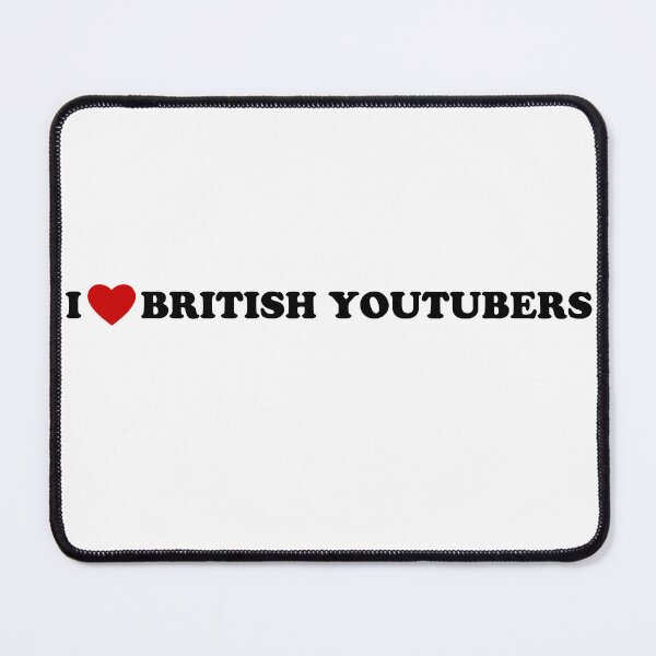 Item preview, I Love British YouTubers designed and sold by PrintingByLiv ..