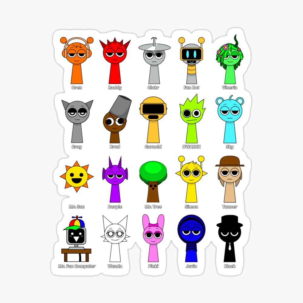 All my Sprunki game toys | Backpack