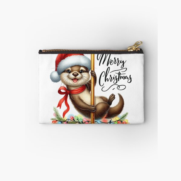 Item preview, Merry Christmas Funny Otters Meme Cute Dancer designed and sold by francous03.