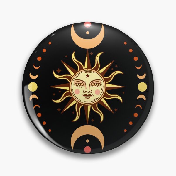 Item preview, Celestial Sun and Moon Apparel Design designed and sold by VintageRootsCa.