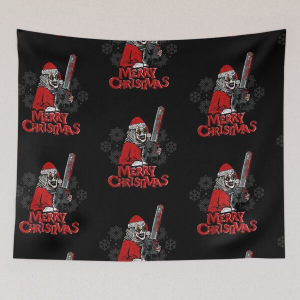 Item preview, Terrifier Chainsaw Santa Claus Horror Fan Art designed and sold by trentnin.