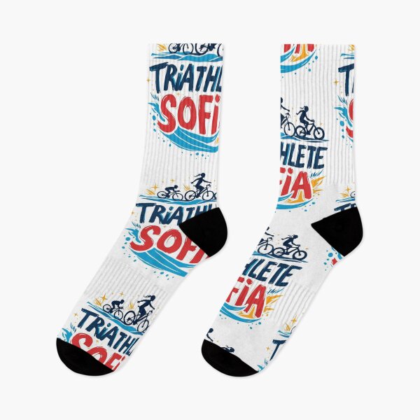 Item preview, Dynamic Triathlete Sofía - Swim, Bike, Run designed and sold by Triathlongram.