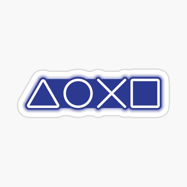 "PlayStation Iconic Symbols" Sticker