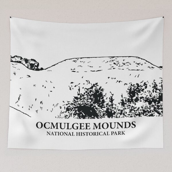Item preview, Ocmulgee Mounds National Historical Park designed and sold by Lakeric Cityscapes.