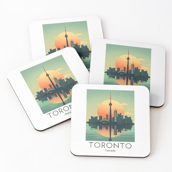 Item preview, A Vintage Travel Illustration of Toronto - Canada  designed and sold by GoodOldVintage.