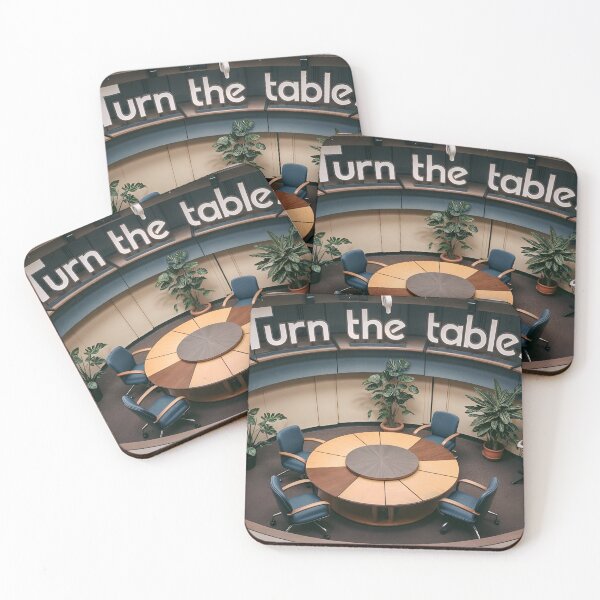 Item preview, Modern Conference Room With Round Table and Creative Signage designed and sold by Creative88Art.