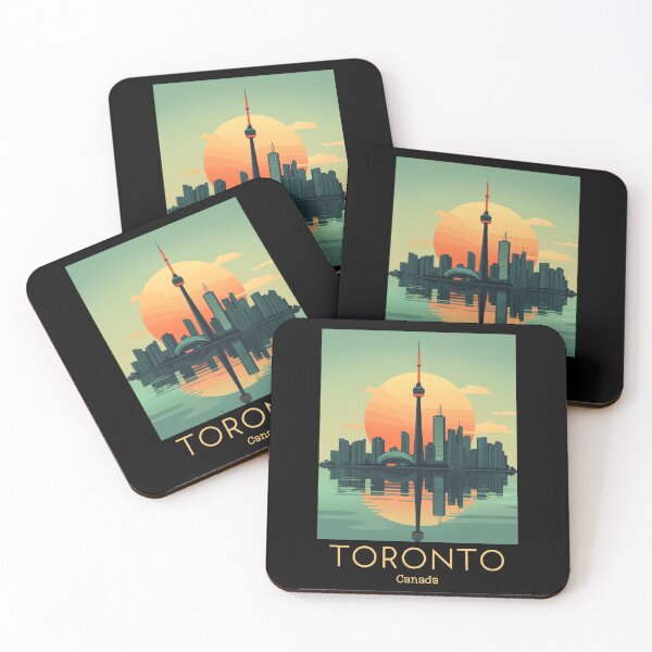 Item preview, A Vintage Travel Illustration of Toronto - Canada  designed and sold by GoodOldVintage.