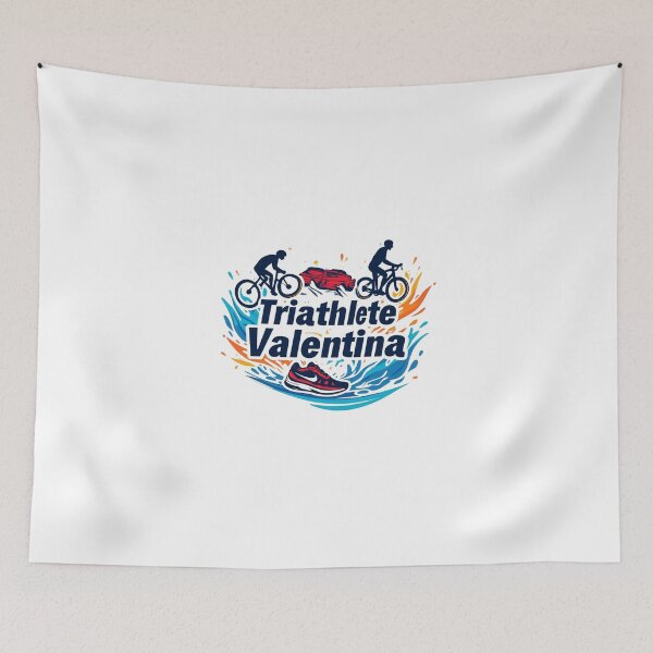 Item preview, Dynamic Triathlete Valentina - Swim, Bike, Run designed and sold by Triathlongram.