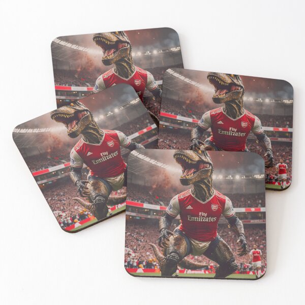 Artikelvorschau, Arsenal FC Maskottchen T-Rex entworfen und verkauft von Pop-Culture-ai.