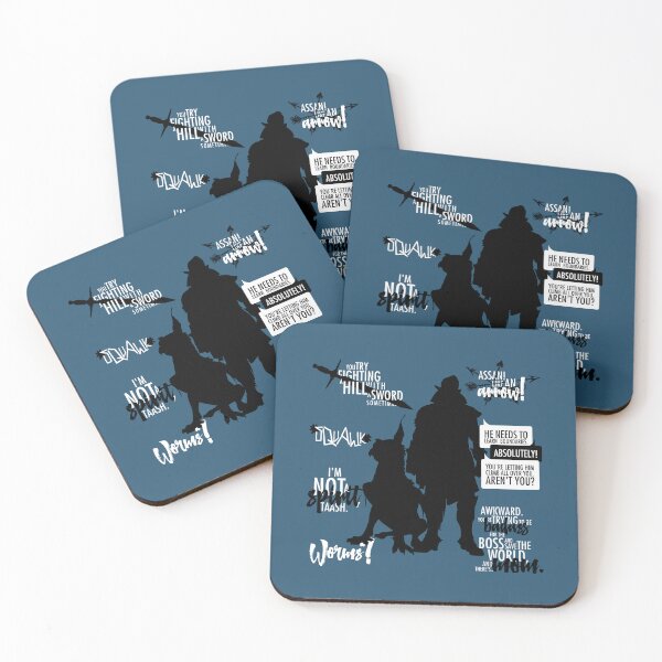 Item preview, Dragon Age: Davrin & Assan Quotes designed and sold by firlachieldraws.