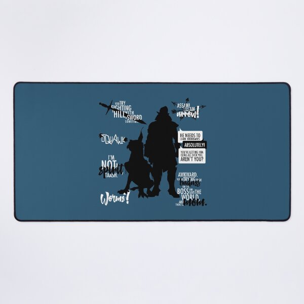 Item preview, Dragon Age: Davrin & Assan Quotes designed and sold by firlachieldraws.