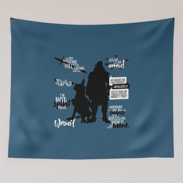 Item preview, Dragon Age: Davrin & Assan Quotes designed and sold by firlachieldraws.