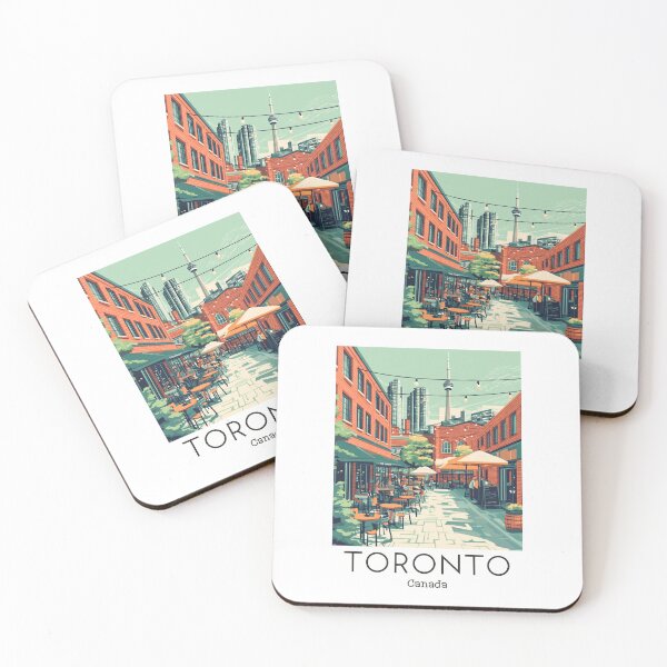 Item preview, A Vintage Travel Illustration of Toronto - Canada  designed and sold by GoodOldVintage.
