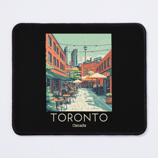 Item preview, Vintage Travel Illustration of Toronto - Canada  designed and sold by GoodOldVintage.