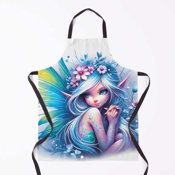 Item preview, Frosted Fairy of Blue Blossoms designed and sold by Vitalka-uk.