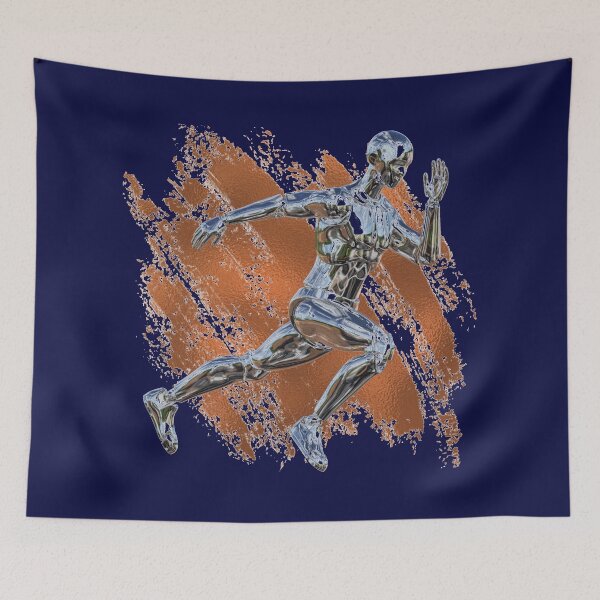 Item preview, Dynamic Runner on Copper Background designed and sold by Arte82.