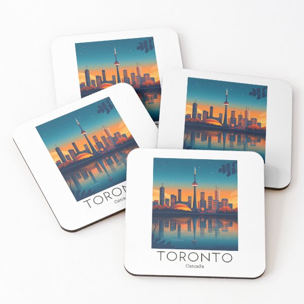 Item preview, A Vintage Travel Illustration of Toronto - Canada  designed and sold by GoodOldVintage.
