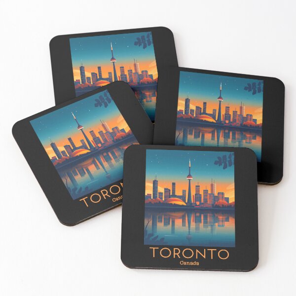 Item preview, Vintage Travel Illustration of Toronto - Canada  designed and sold by GoodOldVintage.