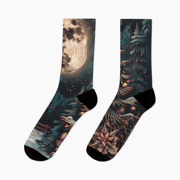 Item preview, Winter landscape. Winter night. designed and sold by MagelliShop.