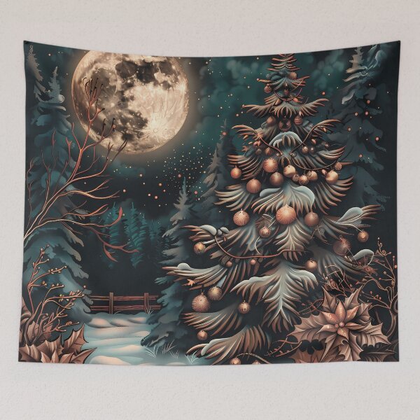 Item preview, Winter landscape. Winter night. designed and sold by MagelliShop.