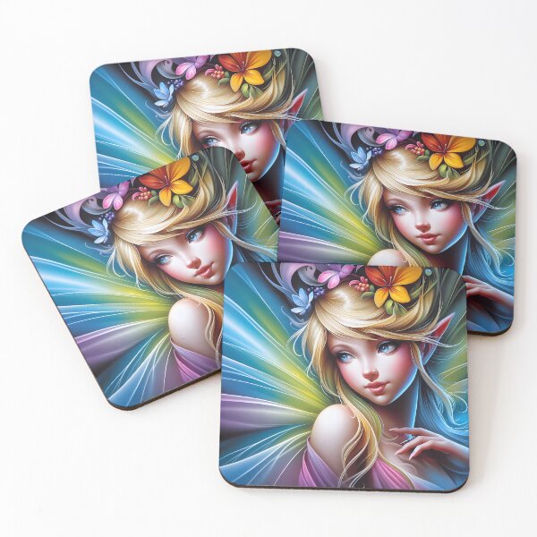 Item preview, Radiant Fairy of Vibrant Blossoms designed and sold by Vitalka-uk.