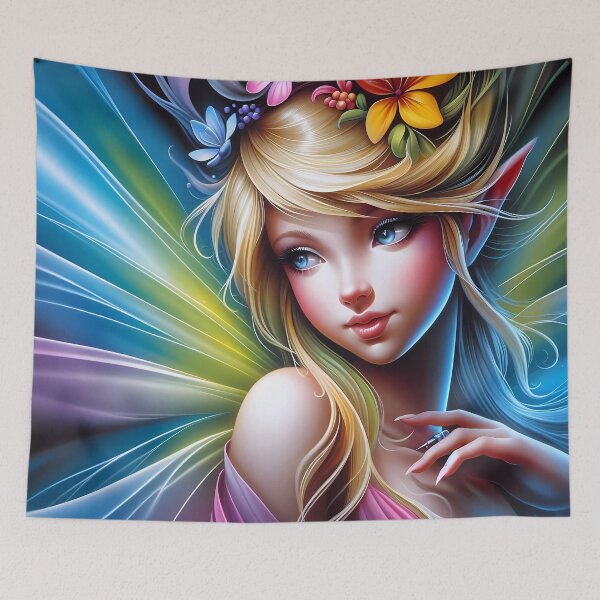 Item preview, Radiant Fairy of Vibrant Blossoms designed and sold by Vitalka-uk.