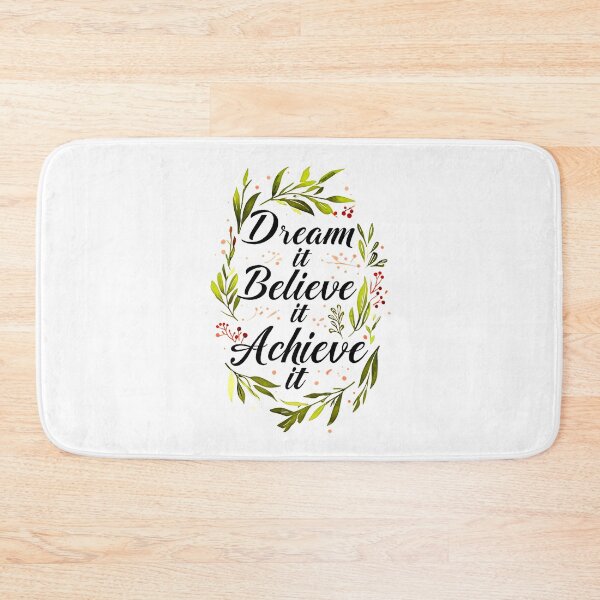 Item preview, Dream it. Believe it. Acheive it. - Self Empowerment Quote designed and sold by Earth Nature Creations.