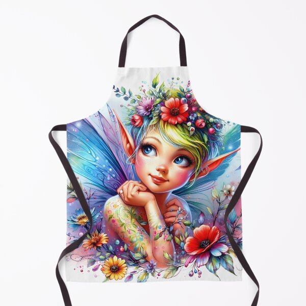 Item preview, Cheerful Fairy in Blooming Wonderland designed and sold by Vitalka-uk.