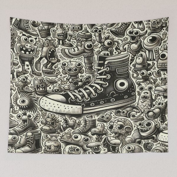 Item preview, Cursed Kicks Chaos– Perfect Gift designed and sold by Imaginarium of Chaos falcon88 .