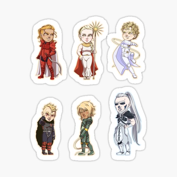 Item preview, Red Rising 2024 Chibis: Main Cast designed and sold by marbheilburg.