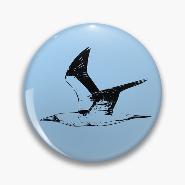 Item preview, Masked Booby Flying Black Design  designed and sold by designsasstultd.