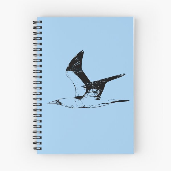 Item preview, Masked Booby Flying Black Design  designed and sold by designsasstultd.