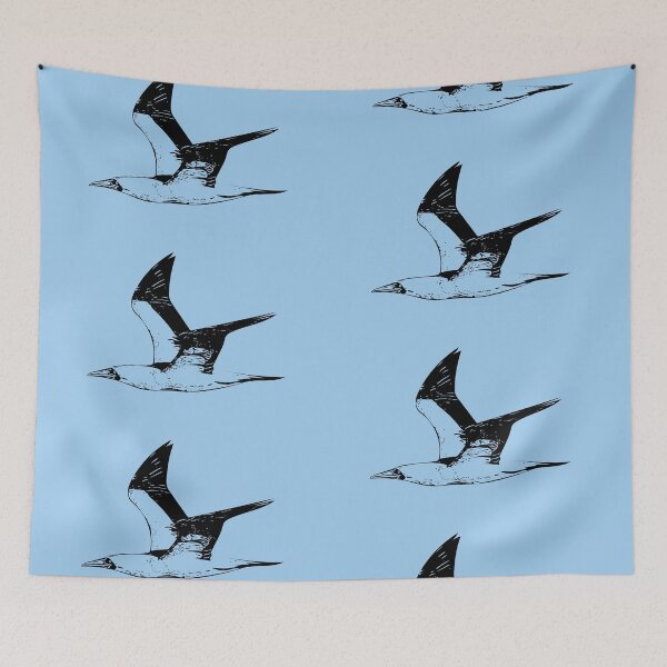 Item preview, Masked Booby Flying Black Design  designed and sold by designsasstultd.