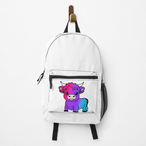 Item preview, Cute Androgynous Pride Highland Cow, Androgynous Pride Flag Colors designed and sold by Travelslightly.