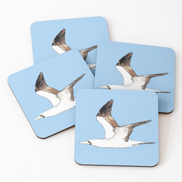 Item preview, Masked Booby Flying Black Alternate Design  designed and sold by designsasstultd.