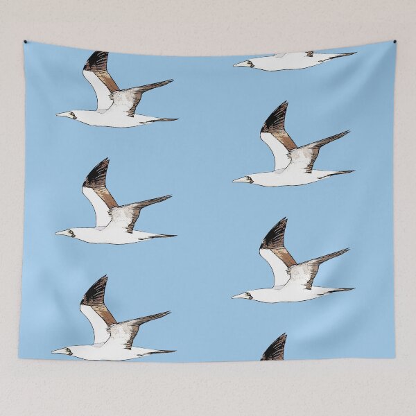 Item preview, Masked Booby Flying Black Alternate Design  designed and sold by designsasstultd.
