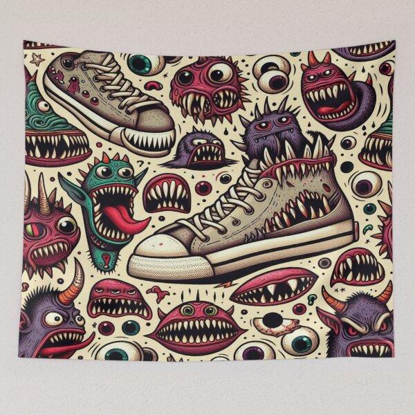 Item preview, Shoe Monster Madness– Perfect Gift designed and sold by Imaginarium of Chaos falcon88 .