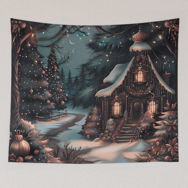 Item preview, Winter landscape. Winter night. designed and sold by MagelliShop.