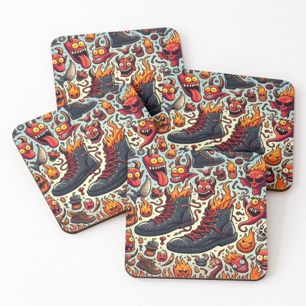 Item preview, Fiery Foot Frenzy– Perfect Gift designed and sold by Imaginarium of Chaos falcon88 .