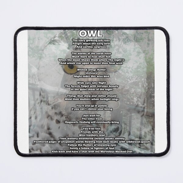 Item preview, A POEM I WROTE CALLED "OWL" designed and sold by OuterVoidLabs.