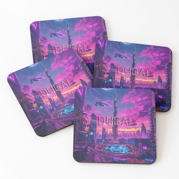 Item preview, Dubai Cyberpunk designed and sold by FuturiTravel.