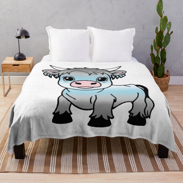 Item preview, Cute Demiboy Pride Highland Cow, Demiboy Pride Flag Colors designed and sold by Travelslightly.