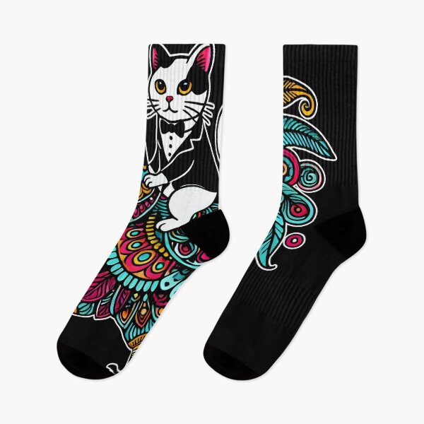 Item preview, Funny Cat Riding Rooster | Cute Animal Meme Art for Pet Lovers designed and sold by DrawHandArt.