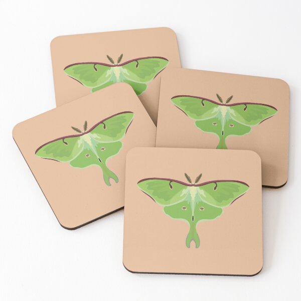 Item preview, L is for Luna Moth,Luna Moth – Ethereal Green Saturniidae Moth Illustration designed and sold by PrettylittlepastelUk.