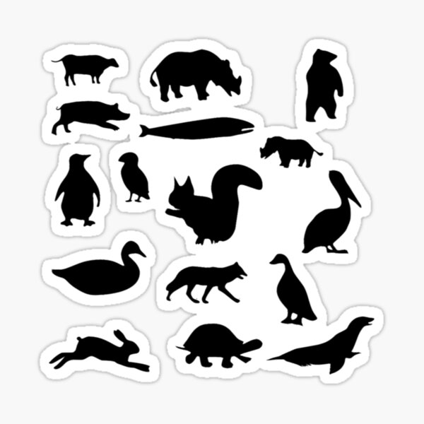 Animal Safari Svg Stickers Redbubble