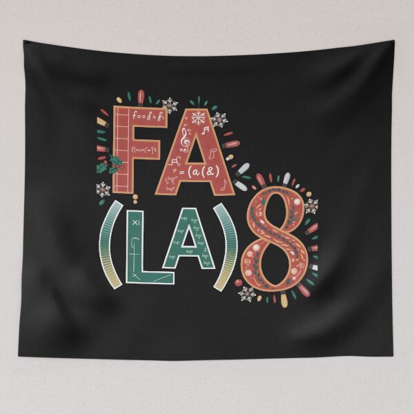 Item preview, FA (LA)8 Math Teacher Christmas Music Gifts For Teachers Men Women Girls Boys  designed and sold by TravelofArtist.