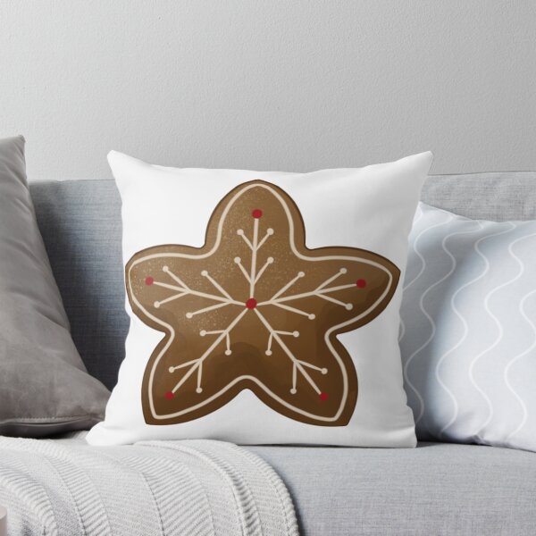 Item preview, Ginger star cookie Christmas winter holiday sticker  designed and sold by RozhmarisArt.