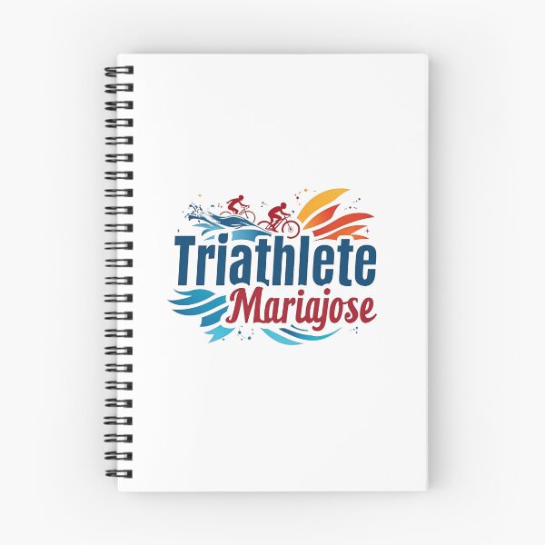 Item preview, Dynamic Triathlete María Jose - Swim, Bike, Run designed and sold by Triathlongram.