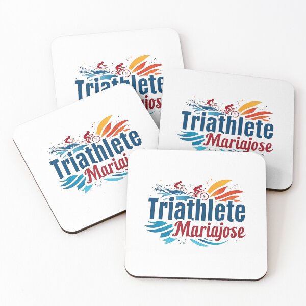 Item preview, Dynamic Triathlete María Jose - Swim, Bike, Run designed and sold by Triathlongram.